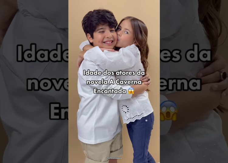 Idade dos atores da novela A Caverna Encantada 😱