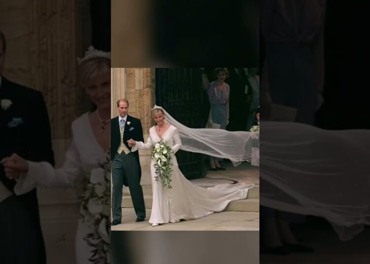 Casamento de Edward e Sophie tem detalhe emocionante!  #shortsyoutube    #shortsfeed  #shorts