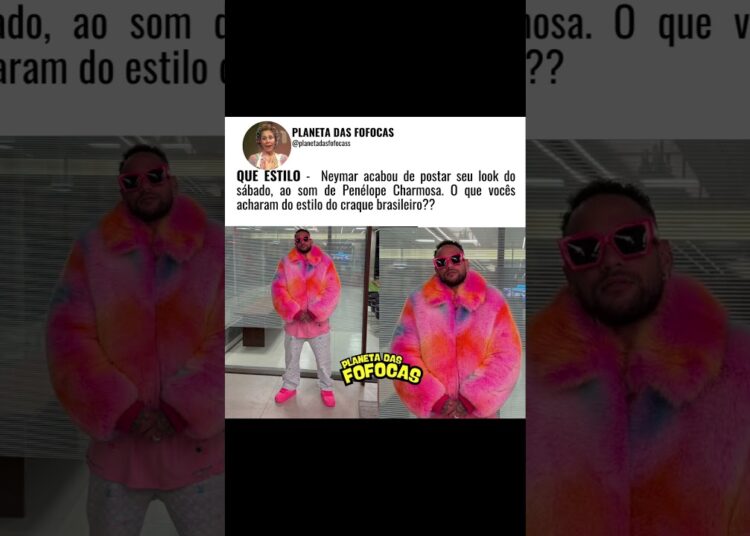Neymar postou seu look de sábado a noite #fofocas #fofocasdosfamosos #neymar