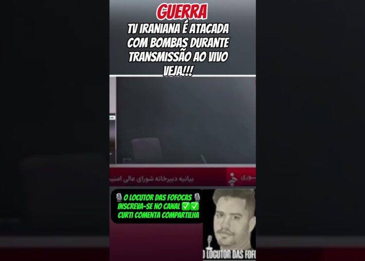 TV IRANIANA É ATACADA POR BOMBAS DURANTE TRANSMISSÃO AO VIVO #noticas #fofocas #famosos #viralizou