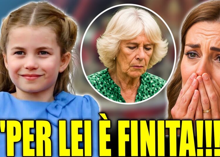 Charlotte choca a realeza após bronca de Camilla em Kate durante a coroação