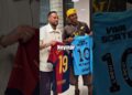 Neymar meets Lamine Yamal 😮❤️ #football #neymar #lamineyamal