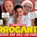 FAMOSOS ARROGANTES COLOCADOS EM SEUS LUGARES