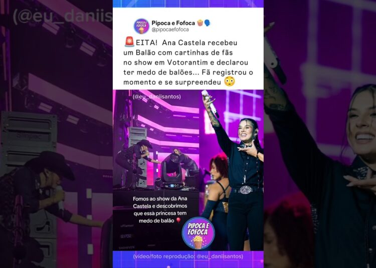 Ana Castela Tem MEDO de Balão 😳 #anacastela #boiadeira