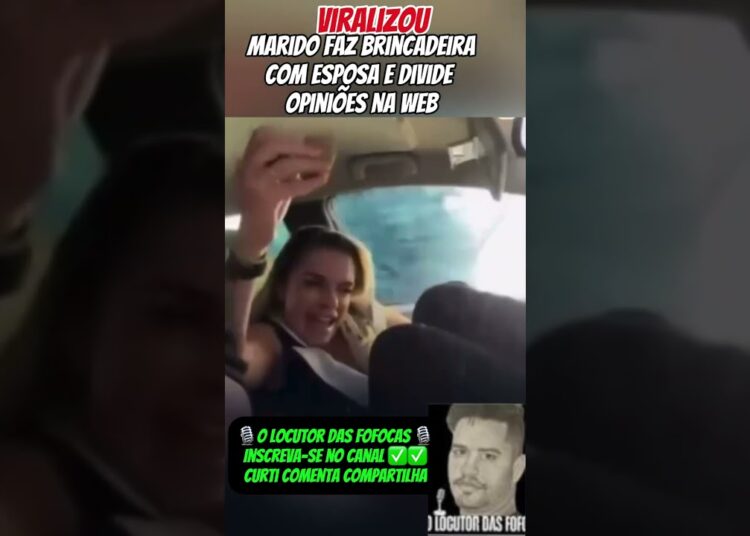 MARIDO FAZ BRINCADEIRA COM ESPOSA E DIVIDE OPINIÕES NA WEB #noticias #fofocas #famosos #viralizou
