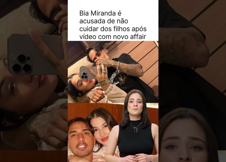 Internauta dispara contra Bia Miranda: “Faz de tudo, menos cuidar dos filhos”