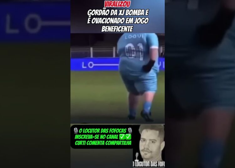 GORDÃO DA XJ BOMBA E É OVACIONADO EM JOGO BENEFICIENTE #noticias #fofocas #famosos #viralizou