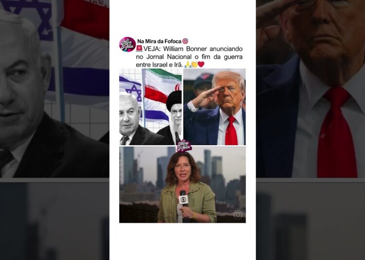 GLOBO ANUNCIA FIM DA GUERRA!🙏👏❤️ #mundo #globo #guerra #brasil #noticias ISRAEL E IRÃ, EUA TRUMP