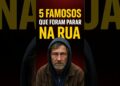 De MILIONÁRIOS a MORADORES DE RUA! 😱 (Famosos Reais)