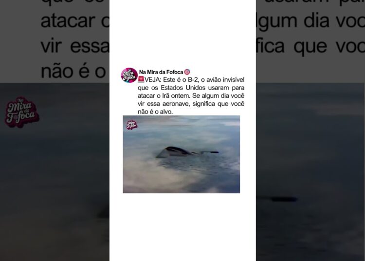 AVIÃO DOS EUA QUE ATACOU IRÃ😱🚨 #guerra #noticias #mundo #brasil #avião B-2