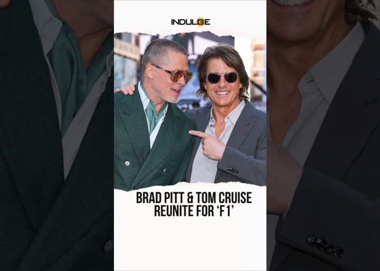 Hollywood stars Brad Pitt and Tom Cruise reunite in London for ‘F1’ | Red Carpet | #shorts