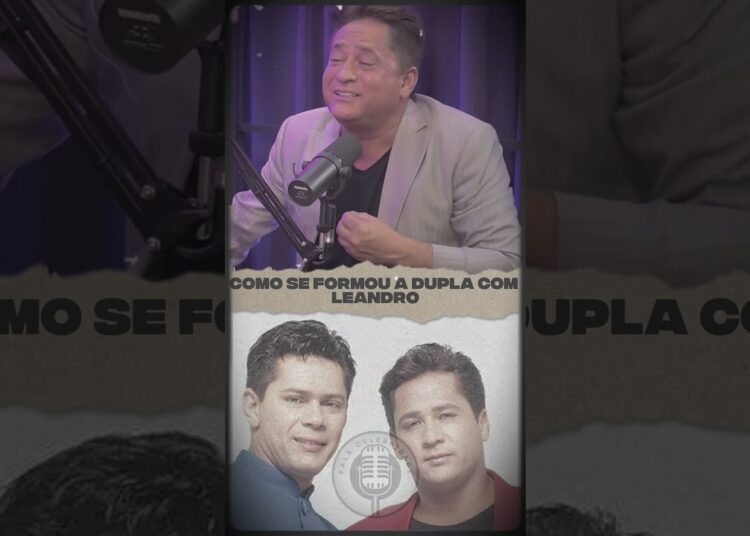 Leonardo sobre dupla com Leandro #celebridades #leonardo