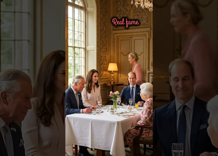 dinner time of British Royal family #charles #william #catherine #queenelizabeth #royalwatcher