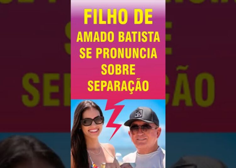 Filho de Amado Batista quebra o silêncio sobre casamento com modelo 50 anos mais jovem