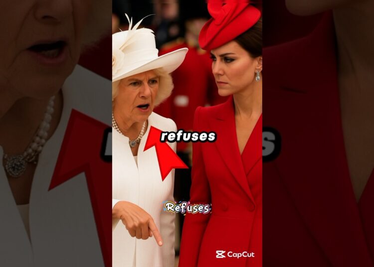 “Catherine Boldly Rejects Queen Camilla’s Strict Request at Trooping the Colour!”#shorts #kate