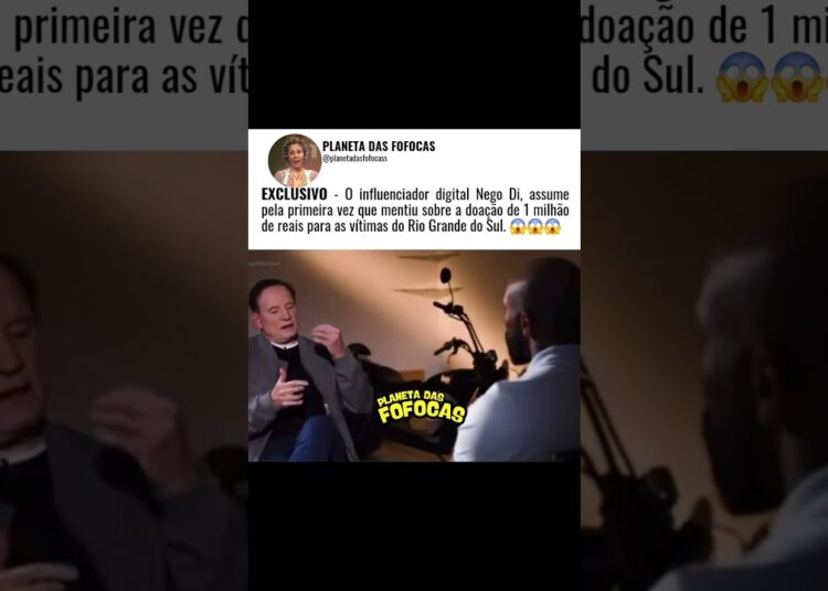 Influenciador assume pela primeira vez que mentiu #fofocas #fofocasdosfamosos