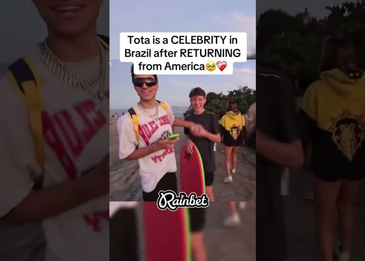 Tota is a Celebrity in Brazil after returning from America ❤#tota #brazil #kai #ray #shorts