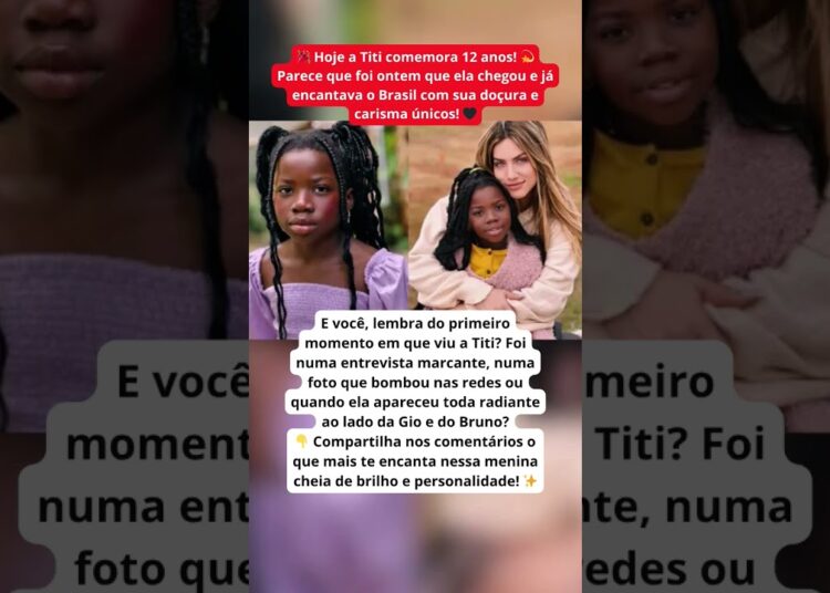apequena grande tia está completando 12 anos hoje #titi #giovanaewbank #brunogagliasso #celebridades