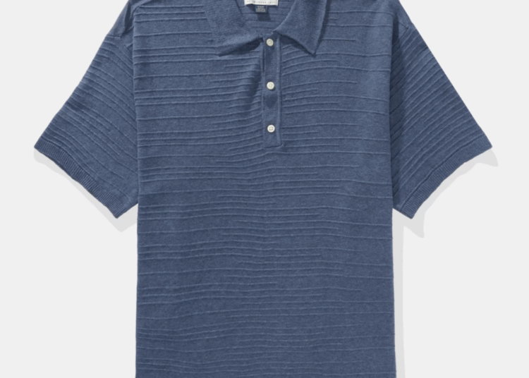 Camisa do tipo polo para papai