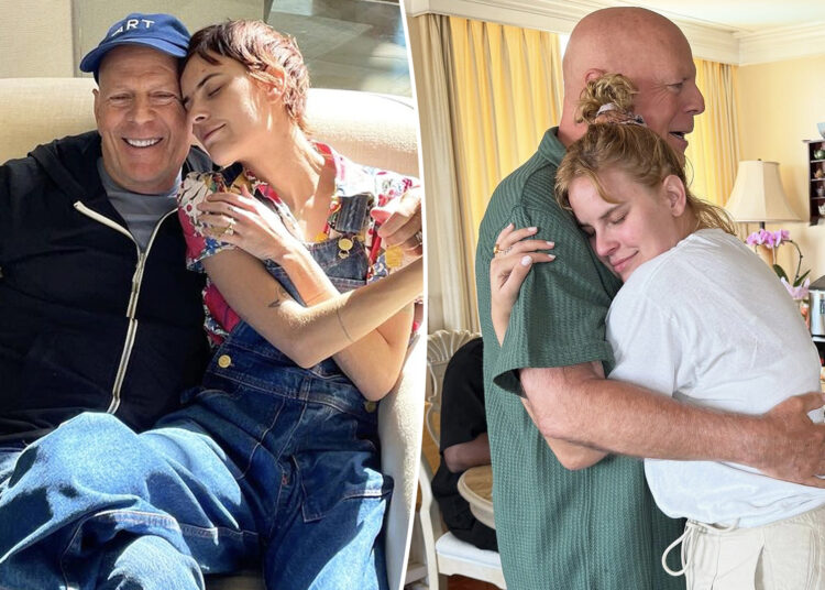 A filha de Bruce Willis, Tallulah, defende compartilhar o pai 'vulnerável' no Instagram