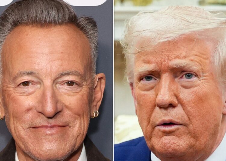 Bruce Springsteen chama 'idiota' Trump com lista de tours