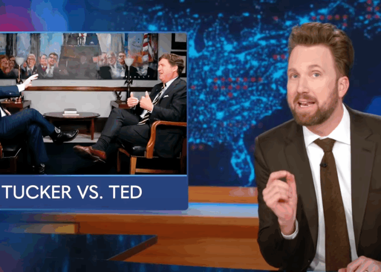 'Daily Show' prega a parte 'realmente confusa' de Tucker Carlson e Ted Cruz Clash
