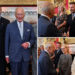 David Beckham se aproxima de mais perto da cavalaria no evento King Charles com Meryl Streep e Kate Winslet