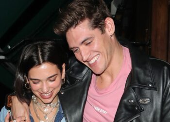Isaac Carew e Dua Lipa