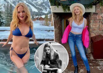 Heather Graham compartilha segredos à fonte da juventude nos anos 50
