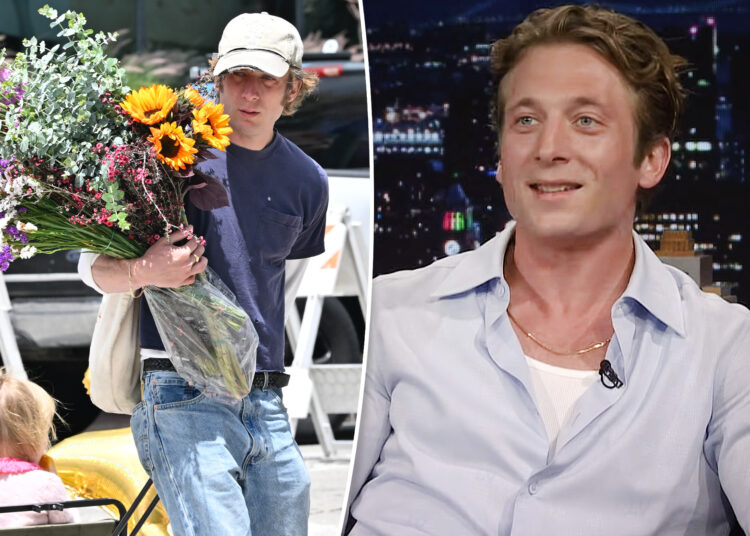 Jeremy Allen White em 'Strange' Obsessão por suas fotos virais de flores