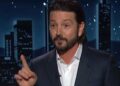 O apresentador convidado de 'Kimmel' Diego Luna oferece muito fora da América de Trump