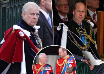 O príncipe William decide sobre o destino do príncipe Andrew na monarquia: relatório