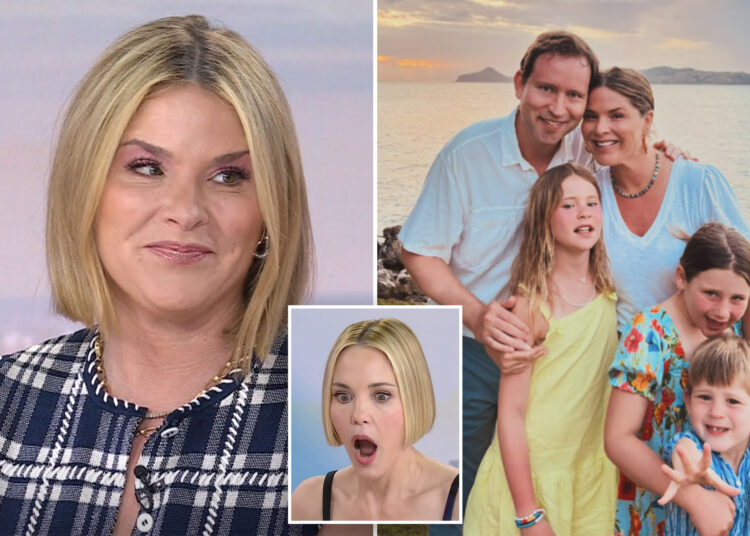 Por que uma queimadura solar virou o verde do peito de Jenna Bush Hager
