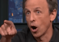 Seth Meyers se apresenta uma mordaça absolutamente imunda sobre o momento de 'papai' de Trump