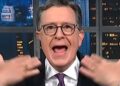 Stephen Colbert Trolls Trump por um momento verdadeiramente estranho