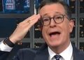Stephen Colbert destrói a reivindicação de Trump com a queda histórica