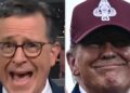 Stephen Colbert prega a verdadeira razão pela qual Trump quer vingança em LA