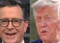 Stephen Colbert vê um momento estranho entre Trump e Melania