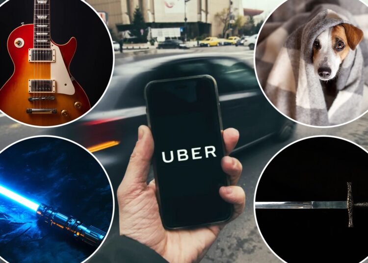 Uber revela os itens mais peculiares deixados para trás