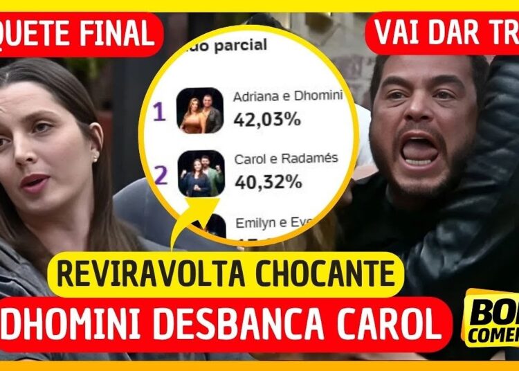 🚨MUDOU TUDO! Dhomini DESBANCA Carol em ENQUETE e RESULTADO PODE DAR TRETA no POWER COUPLE