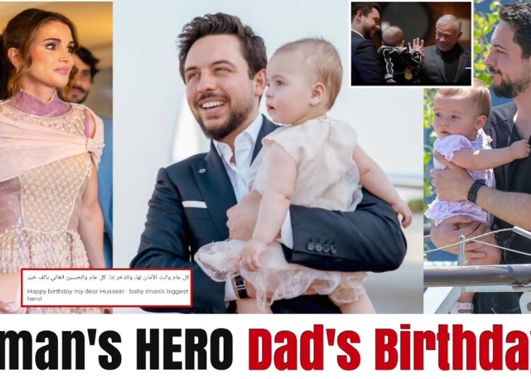 Queen Rania Stuns Fans as She Honors Baby Iman’s HERO Father, Crown Prince Hussein 31st Birthday