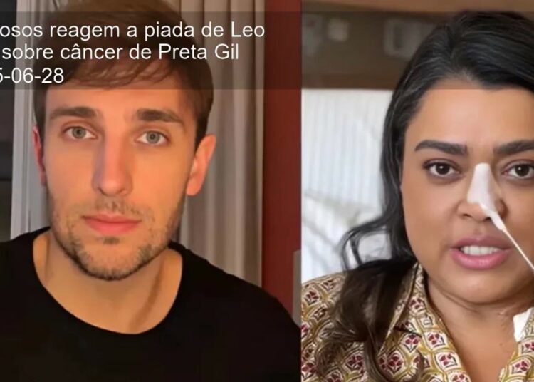 Famosos reagem a piada de Leo Lins sobre câncer de Preta Gil