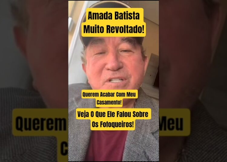 Amado Batista Está Revoltado Com Imprensa De Fofocas. Quem Acabar Com Meu Casamento. 😡