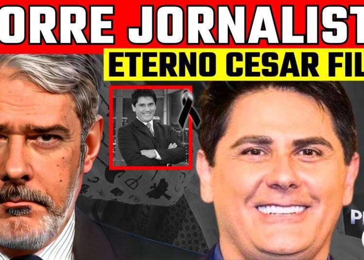 LUT0! | CESAR FILHO | MORRE GRANDE JORNALISTA AO VIVO EM GRAVAÇÃO ETERNO EDUARDO