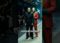Ícones reunidos: celebridades cara a cara com seus papéis lendários na passarela 🔥#actor #animation