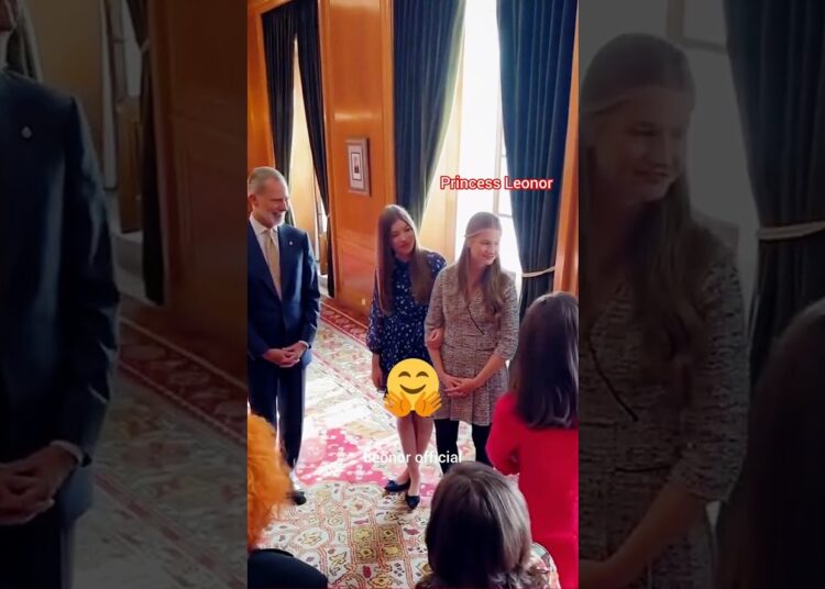 Princess Leonor’s Graceful Appearance | Royal Family Moment