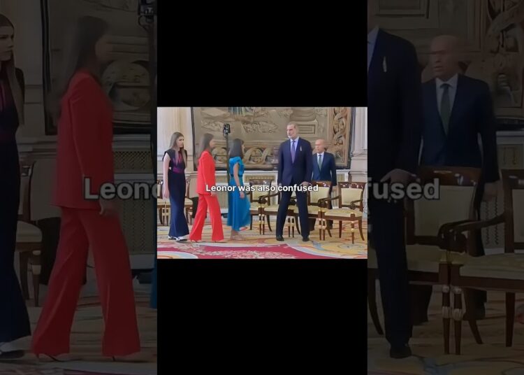 king Felipe made Leonor confused #princess #king #history #shorts