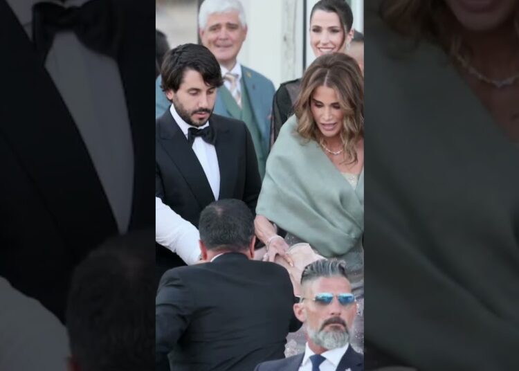 Jordanian Royals Dazzles at Jeff Bezos’s Venice Wedding 👑✨#jeffbezos #queenrania