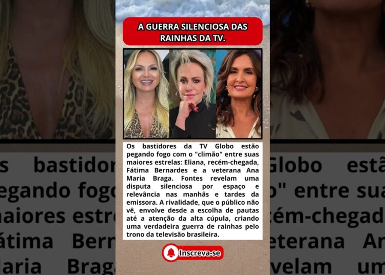 NÃO SE BICAM O CLIMÃO ENTRE ELIANA, FÁTIMA E ANA MARIA NA GLOBO