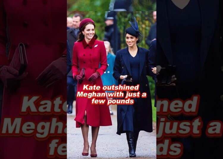Kate outshined Meghan with just a few pounds #kate #meghan #royal